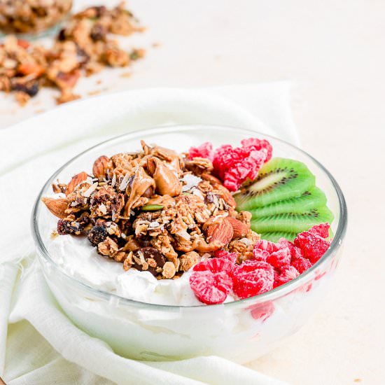 Almond Butter Granola - Recipe photo by SprinklesandSeaSalt