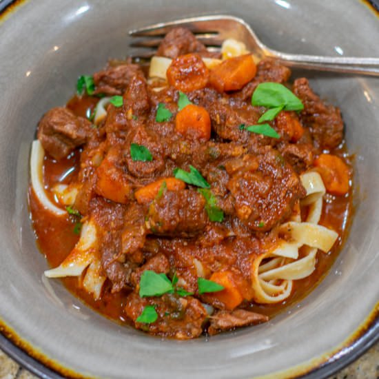 AUTHENTIC GERMAN GOULASH - Recipe photo by parsley thyme limoncello
