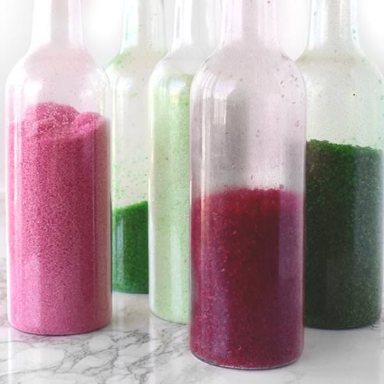 How to make colored sugar - Recipe photo by The Taste of Kosher