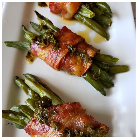 Tangy Green Bean Bundles - Recipe photo by Julias Simply Southern