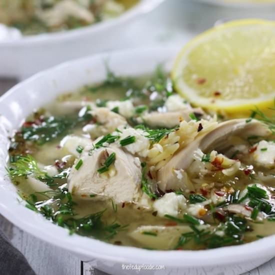 Lemon Chicken Soup - Recipe photo by The Fed Up Foodie