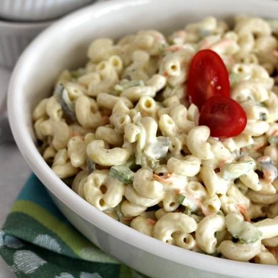 Amish Macaroni Salad - Recipe photo by ReneesKitchenAdventures