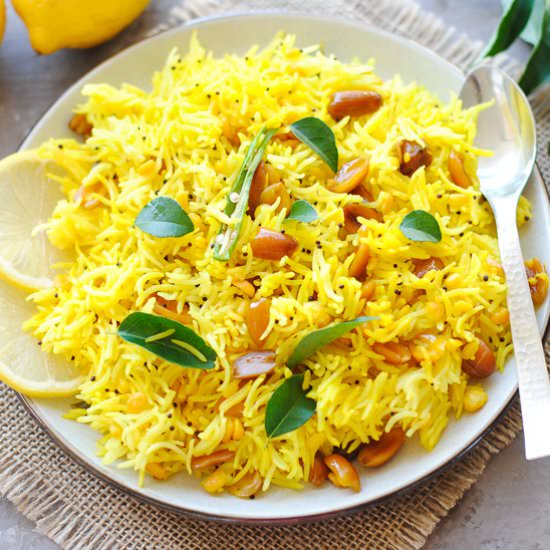 Lemon Rice - Recipe photo by Indian Ambrosia