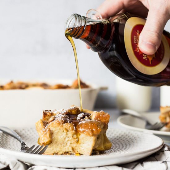 Pecan Apple French Toast Casserole - Recipe photo by allthekingsmorsels