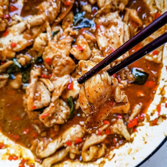 The Best Black Pepper Sauce Chicken - Recipe photo by WholesomeCook