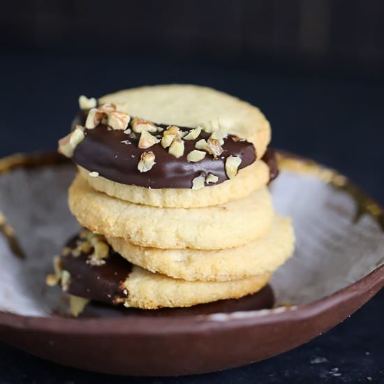 Vegan Shortbread Cookies - Recipe photo by Lila Ruth Grain Free