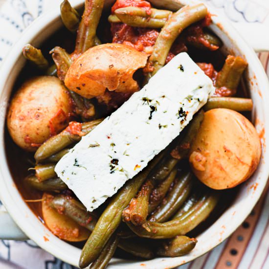 Greek Green Beans – Fasolakia - Recipe photo by Jaxx The Bearded Hiker