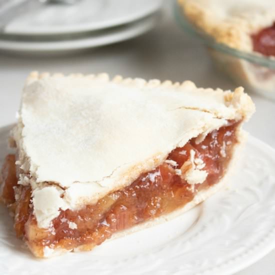 Apple Rhubarb Pie Recipe - Recipe photo by scentednights2002