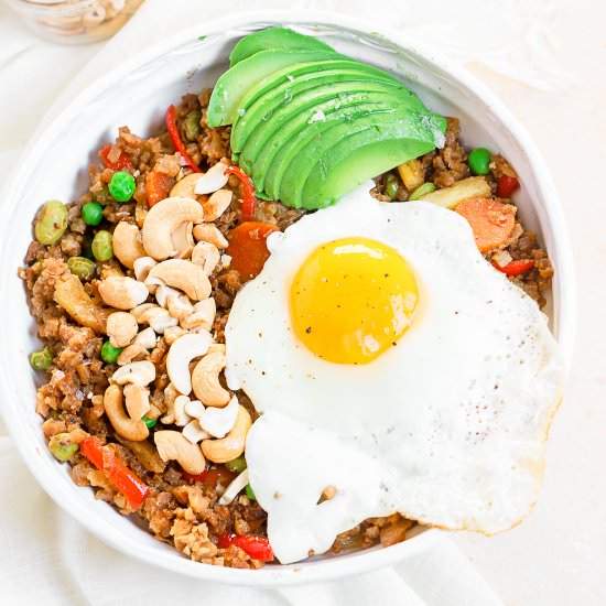 Cashew Cauliflower Fried Rice - Recipe photo by SprinklesandSeaSalt