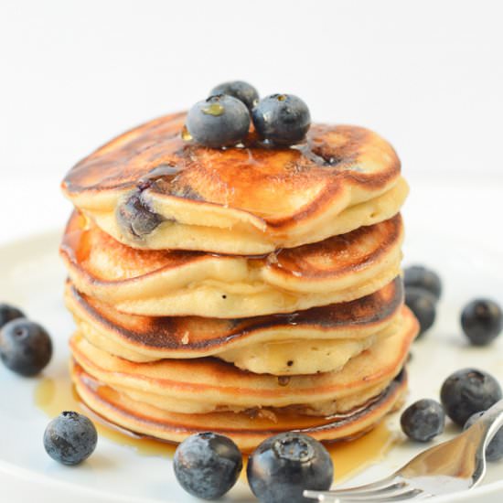 KETO BLUEBERRY PANCAKES - Recipe photo by sweetashoneynz