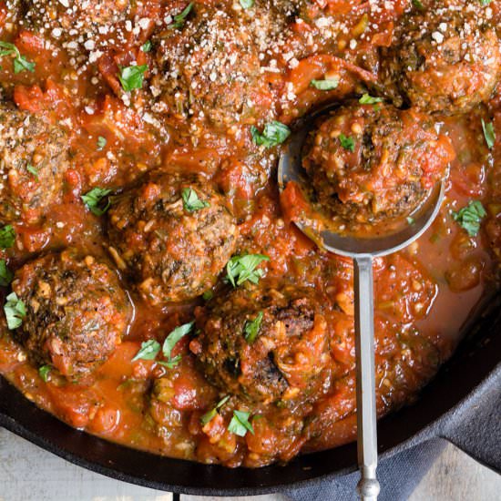 Mushroom meatballs in chermoula - Recipe photo by cherryonmysundae