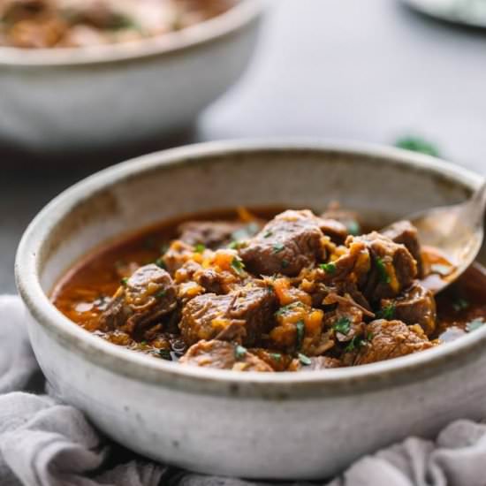 Instant Pot Lamb Stew - Recipe photo by poshjournal
