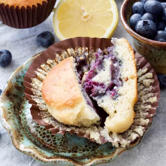 Mary Berry's Blueberry Muffins - Recipe photo by joskitchenlarder