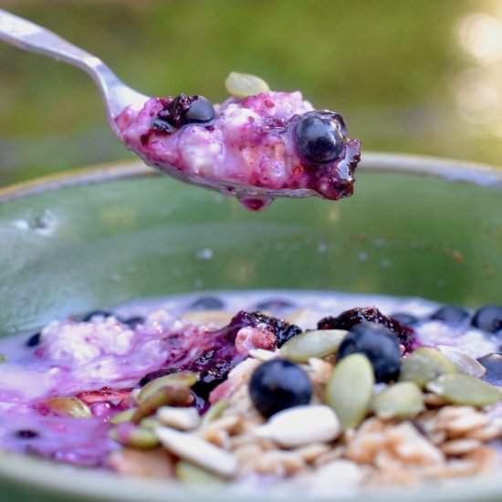 Easy Vegan Porridge - Recipe photo by veganonboard