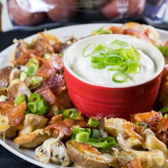 Little Potato Irish Nachos - Recipe photo by noshingwiththenolands