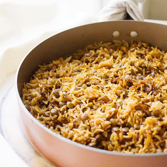Mujadara Lentils and Rice - Recipe photo by MunatyCooking