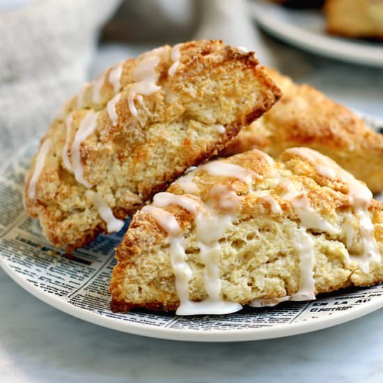 Lemon Ricotta Scones - Recipe photo by twoofakindcooks