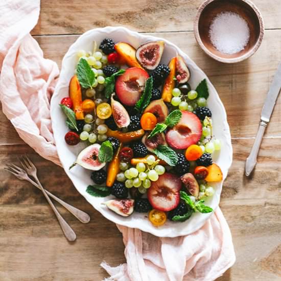 Healthy Late Summer Fruit Salad - Recipe photo by House of Perez