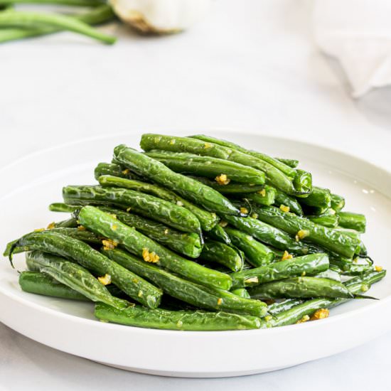 Chinese Style Garlic Green Beans - Recipe photo by drivemehungry