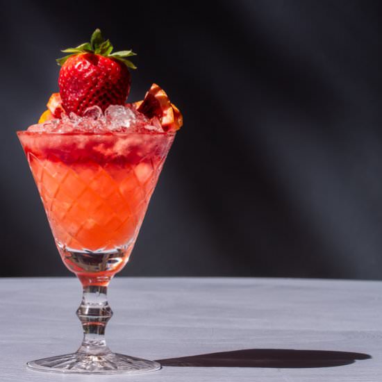 Improved strawberry shrub - Recipe photo by peck of pickles