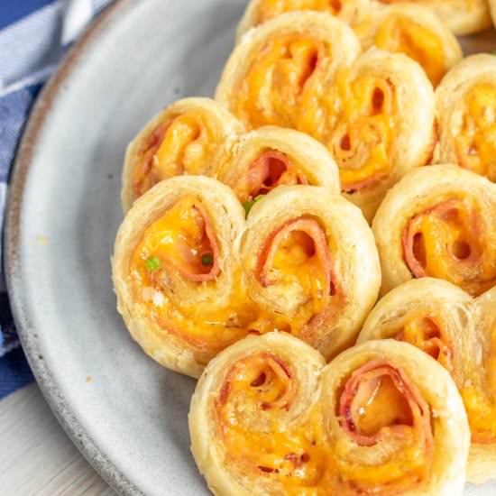 Ham & Cheese Savory Palmiers - Recipe photo by KyleeCooks