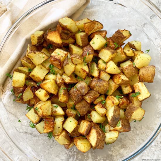 Air Fryer Breakfast Potatoes - Recipe photo by FitSlowCookerQueen