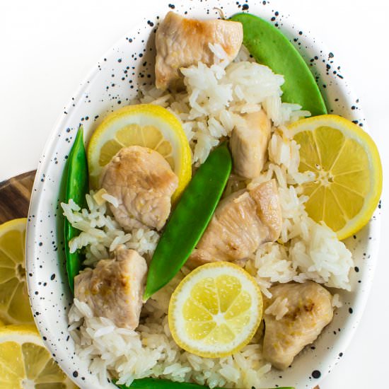 Lemon Garlic Chicken Fried Rice - Recipe photo by apleasantlittlekitchen