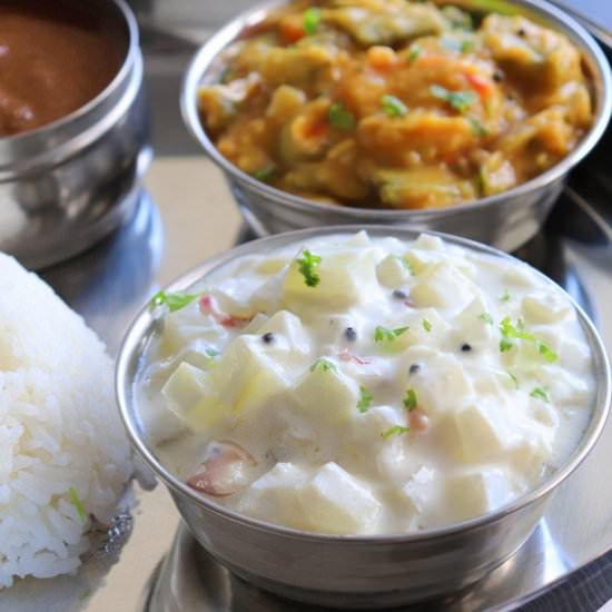 Vella Poosanikai Thayir Pachadi - Recipe photo by sandhiya