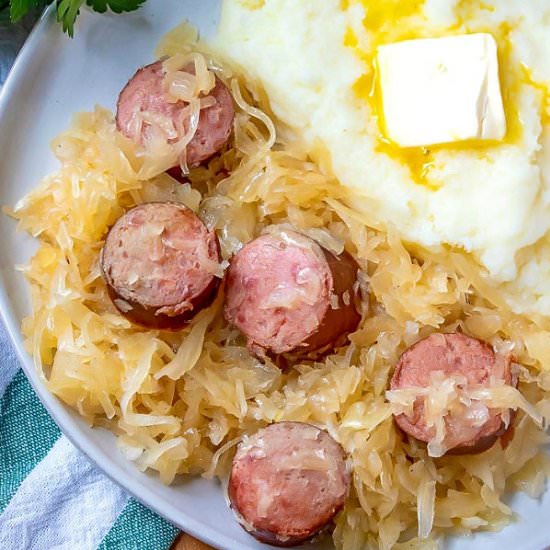 Kielbasa Kapusta - Recipe photo by FoodFolksandFun