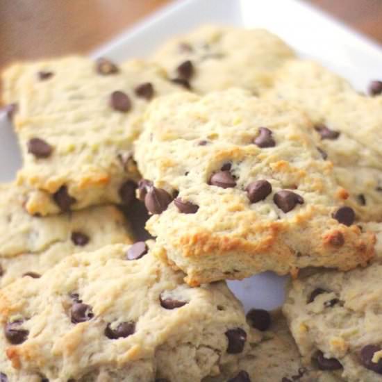 Orange Chocolate Chip Scones - Recipe photo by Jennyblogs