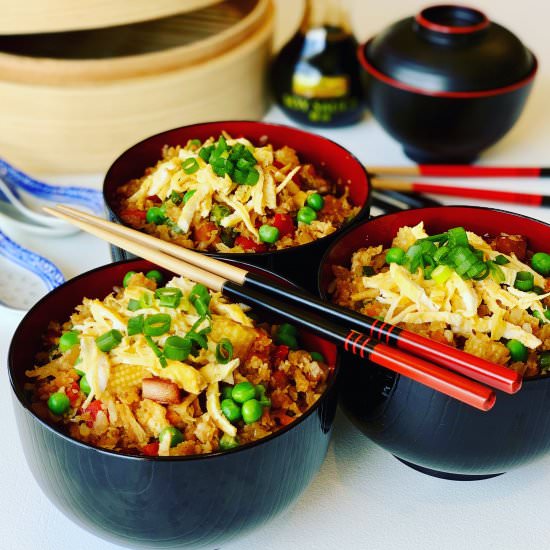 Cauliflower Fried Rice - Recipe photo by PetersFoodAdventures