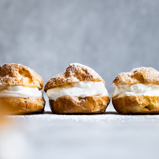 Gluten-Free Cream Puffs - Recipe photo by snixykitchen