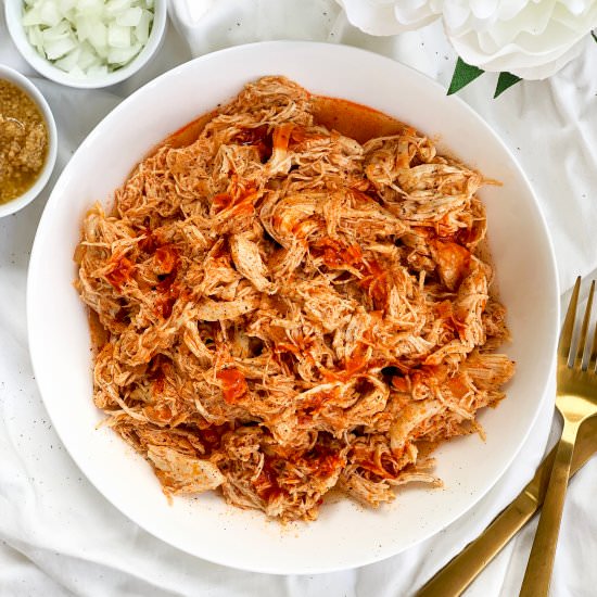 Keto Slow Cooker Buffalo Chicken - Recipe photo by hellospoonful