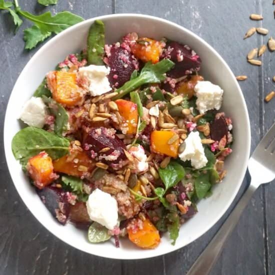 Roast Pumpkin Quinoa Salad - Recipe photo by mygorgeousrecipes