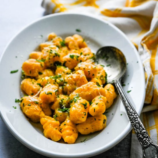 Sweet Potato Gnocchi Recipe - Recipe photo by garlic and zest
