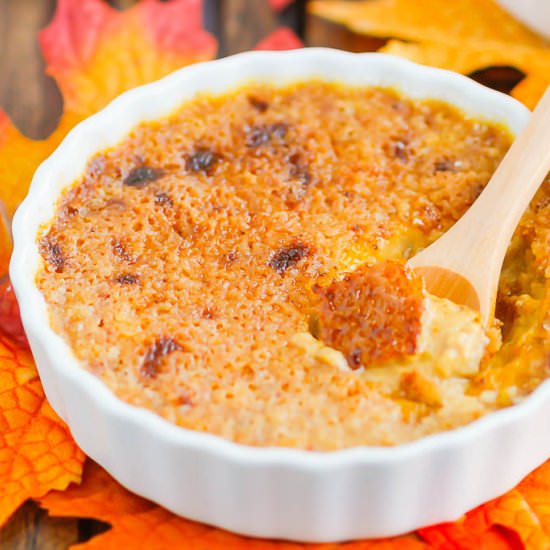 Pumpkin Crème Brûlée - Recipe photo by pumpkinnspice
