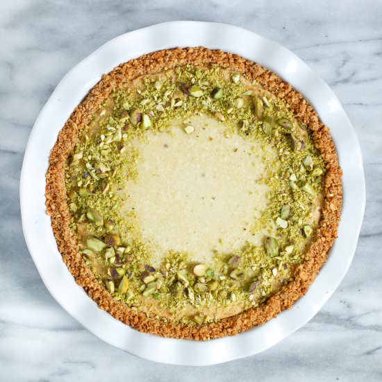 Pistachio and Mascarpone Pie - Recipe photo by Everyday Pie