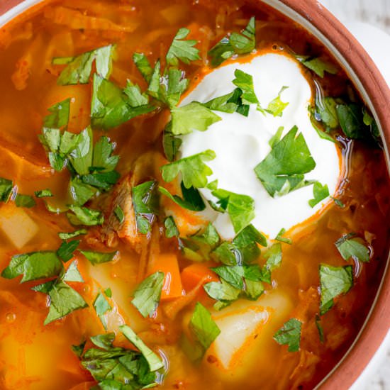 Russian Shchi Soup - Recipe photo by lavenderandmacarons