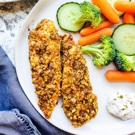 Pistachio Crusted Chicken Tenders - Recipe photo by erhardtseat