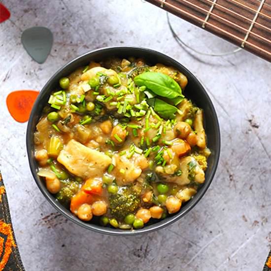 Chickpea Dumpling Stew - Recipe photo by veganwithgusto