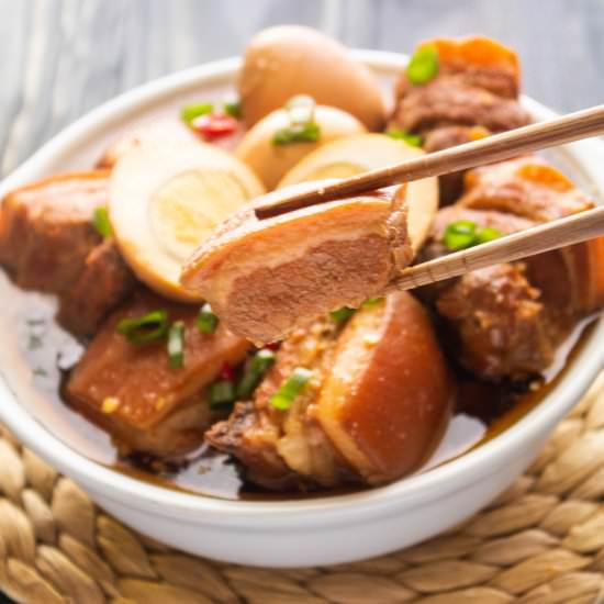 Vietnamese Pork Belly and Eggs - Recipe photo by WokandKin