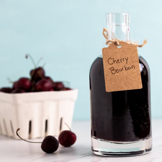 Cherry Bourbon - Recipe photo by sidewalkshoes