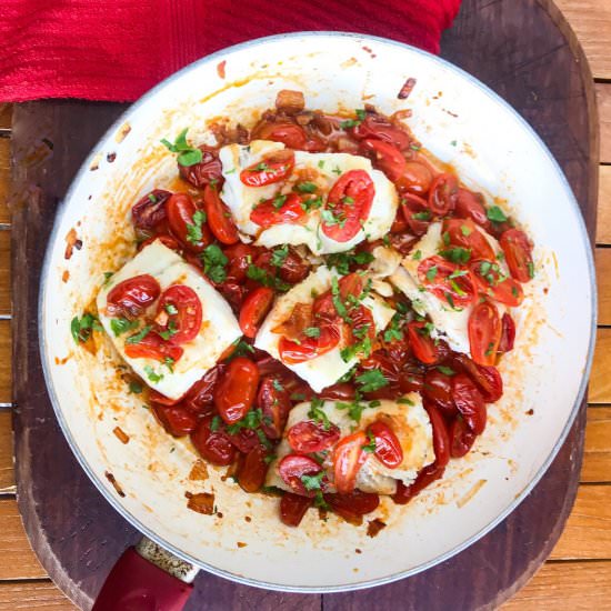 Skillet cod - Recipe photo by Italian Chips