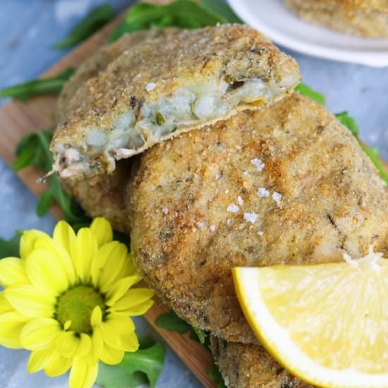Vegan Fish Cakes - Recipe photo by aVegTasteFromAtoZ