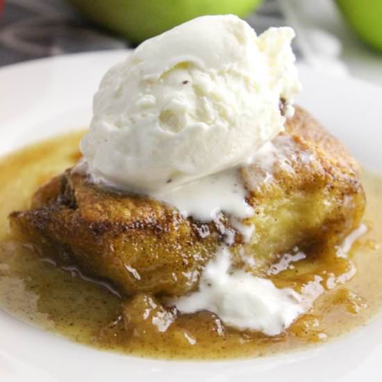 Apple Dumplings with Crescent Rolls - Recipe photo by bakingyouhappier