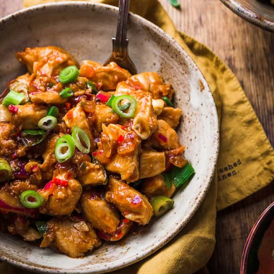 Dragon Chicken Recipe - Recipe photo by SundaySupper