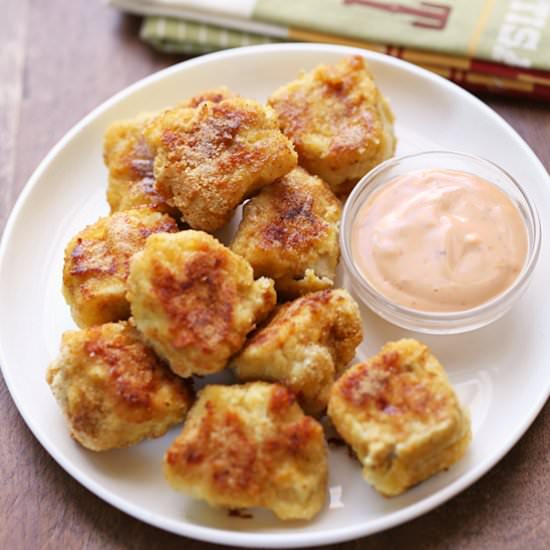 keto chicken nuggets - Recipe photo by vered