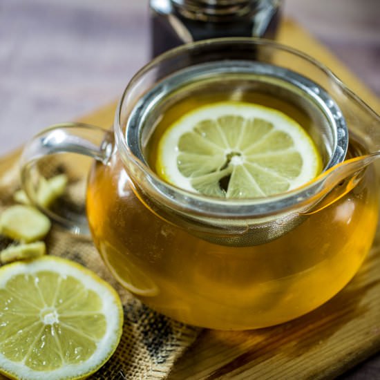 Detox Lemon Ginger Green Tea - Recipe photo by everyday eileen