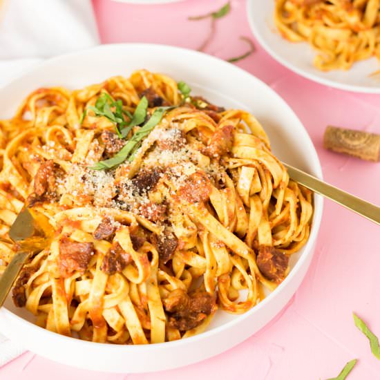 Simple Italian Amatriciana - Recipe photo by aducksoven