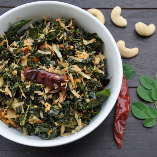 Moringa leaves with Coconut - Recipe photo by ChezShuchi